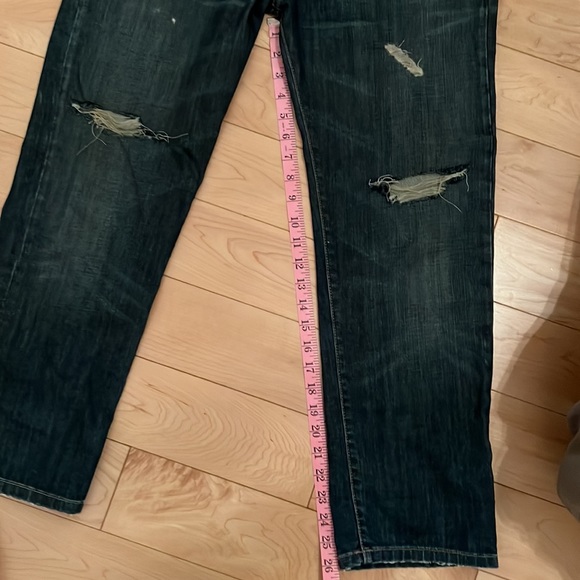 Current & Elliot Boyfriend Distressed Denim Jeans 27 - Picture 12 of 12